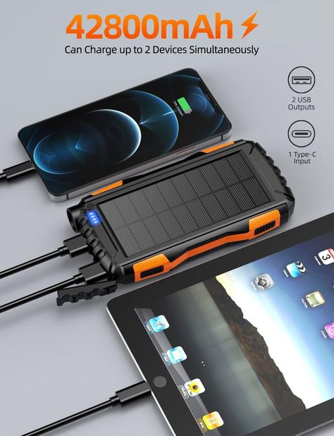 Stranded Without Power? This Solar Charger Power Bank is Your Lifesaver! - Bigem's Otaku Boutique