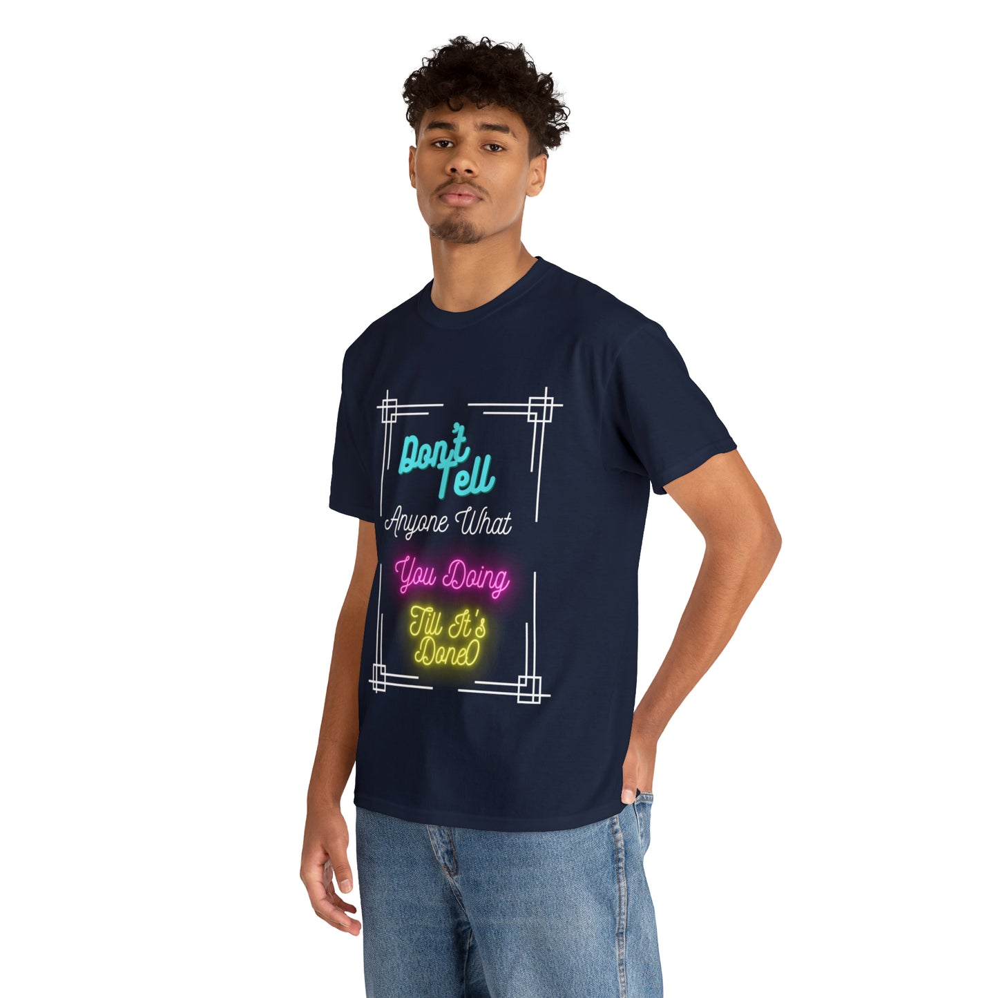 Don't Tell Unisex Heavy Cotton Tee - Bigem's Otaku BoutiqueT-Shirt60667609247256200157Don't Tell Unisex Heavy Cotton TeeT-ShirtPrintifyBigem's Otaku Boutique60667609247256200157NavySDTGMen's ClothingCrew neck