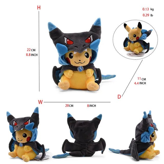 24 Pcs Pokemon Pikachu Cosplay Toys Charizard Snorlax Garchomp Tyranitar Hydreigon Anime Stuffed Plush Cartoon Peluche Dolls - Bigem's Otaku Boutique1234375_AXCHHKU24 Pcs Pokemon Pikachu Cosplay Toys Charizard Snorlax Garchomp Tyranitar Hydreigon Anime Stuffed Plush Cartoon Peluche DollsBigem's Otaku Boutique Bigem's Otaku Boutique24 Pcs Pokemon Pikachu Cosplay Toys Charizard Snorlax Garchomp Tyranitar Hydreigon Anime Stuffed Plush Cartoon Peluche Dolls1234375_AXCHHKUPikachu Charizard 1