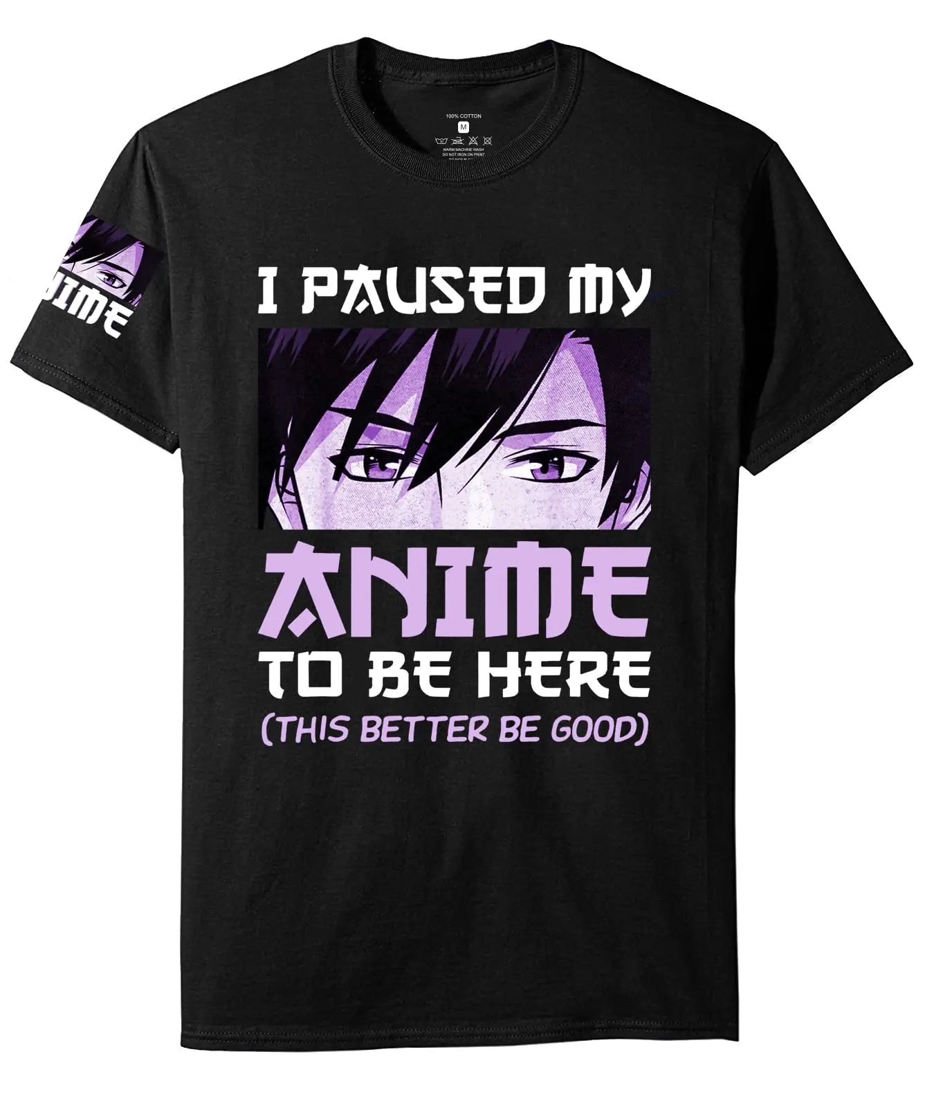 I Paused My Anime to Be Here Manga Otaku Anime T Shirt