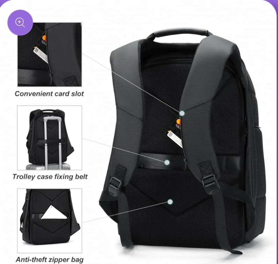 Best Waterproof Travel Backpack with External USB Charger & Anti-Theft Features