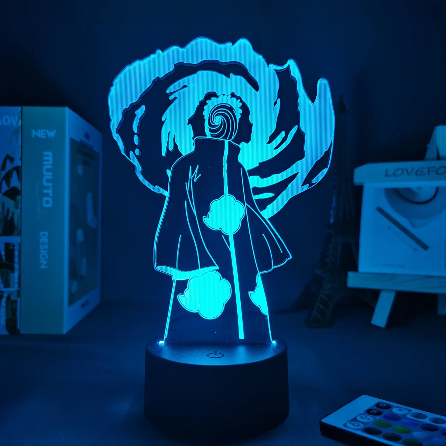 Naruto Tobi Akastsuki 3D Room Decor Anime Lamp