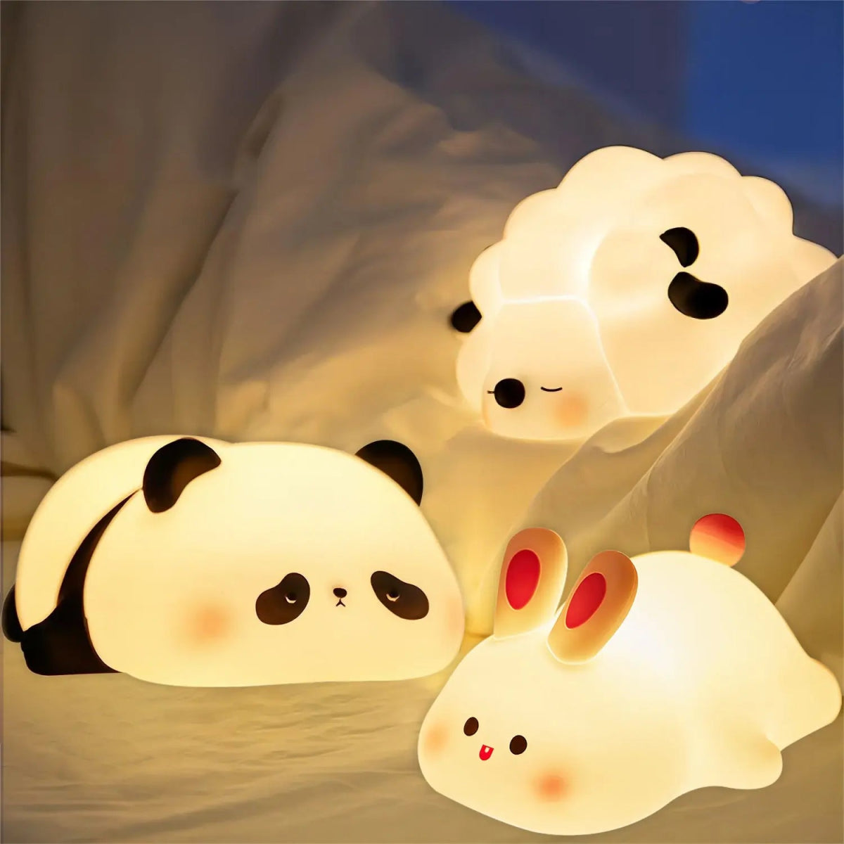 Animal Silicone Nightlights - Bigem's Otaku BoutiqueNight Light1482778_KIMQAMZAnimal Silicone NightlightsNight LightBigem's Otaku Boutique Bigem's Otaku BoutiqueAnimal Silicone Nightlights1482778_KIMQAMZPigLightnight lampLamp
