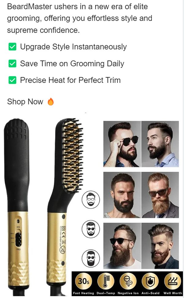Beard Straightener - Bigem's Otaku BoutiqueMens1501877_5BCMWHYBeard StraightenerMensBigem's Otaku Boutique Bigem's Otaku BoutiqueBeard Straightener1501877_5BCMWHYGoldUSGroomingHairBeard