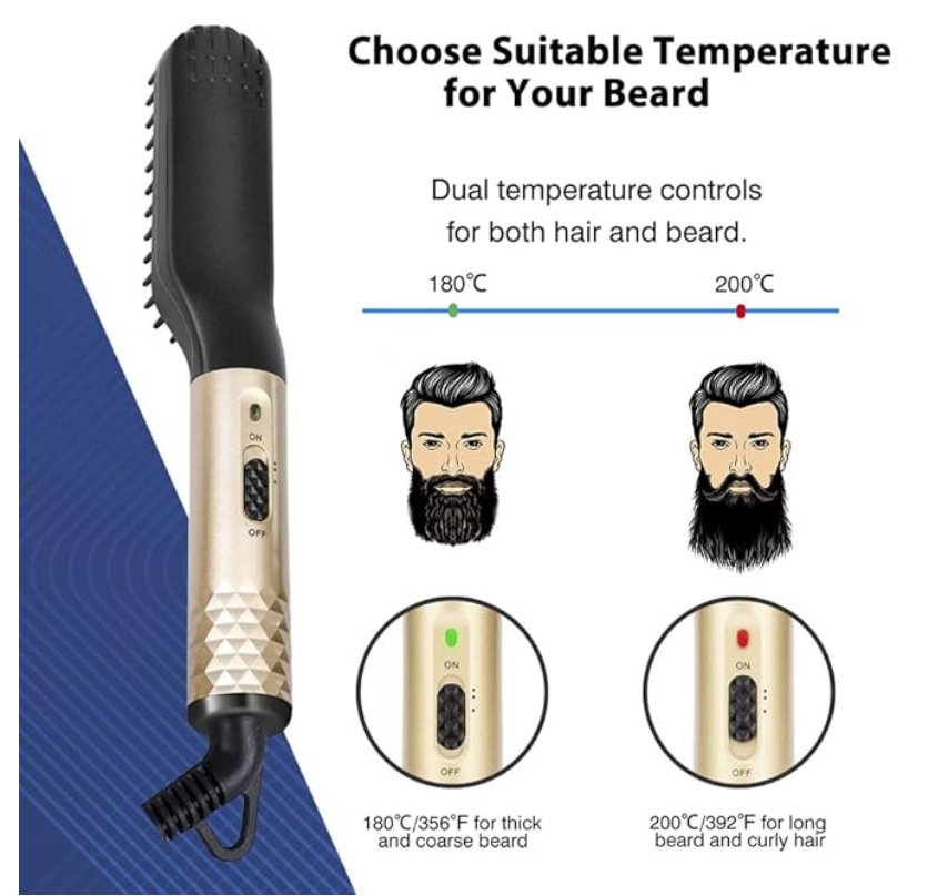Beard Straightener - Bigem's Otaku BoutiqueMens1501877_5BCMWHYBeard StraightenerMensBigem's Otaku Boutique Bigem's Otaku BoutiqueBeard Straightener1501877_5BCMWHYGoldUSGroomingHairBeard