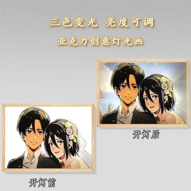 Cartoon Anime Attack On Titan Bedside Picture Frame Lamp - Bigem's Otaku Boutique1490266_HPQESGACartoon Anime Attack On Titan Bedside Picture Frame LampBigem's Otaku Boutique Bigem's Otaku BoutiqueCartoon Anime Attack On Titan Bedside Picture Frame Lamp1490266_HPQESGAAi LiTrumpet Voice ControlLampNight LightBedside Frame