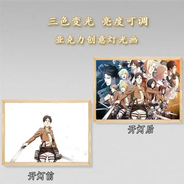 Cartoon Anime Attack On Titan Bedside Picture Frame Lamp - Bigem's Otaku Boutique1490266_YRINNXJCartoon Anime Attack On Titan Bedside Picture Frame LampBigem's Otaku Boutique Bigem's Otaku BoutiqueCartoon Anime Attack On Titan Bedside Picture Frame Lamp1490266_YRINNXJAttack On Titan BTrumpet Plugged InLampNight LightBedside Frame
