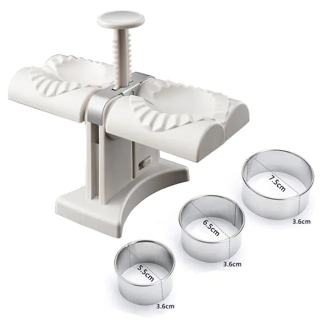 Double Head Press Dumplings Maker - Bigem's Otaku Boutique857431_0Q2CQDWDouble Head Press Dumplings MakerBigem's Otaku Boutique Bigem's Otaku BoutiqueDouble Head Press Dumplings Maker857431_0Q2CQDWWhite1PcDIYDumplingAutomatic