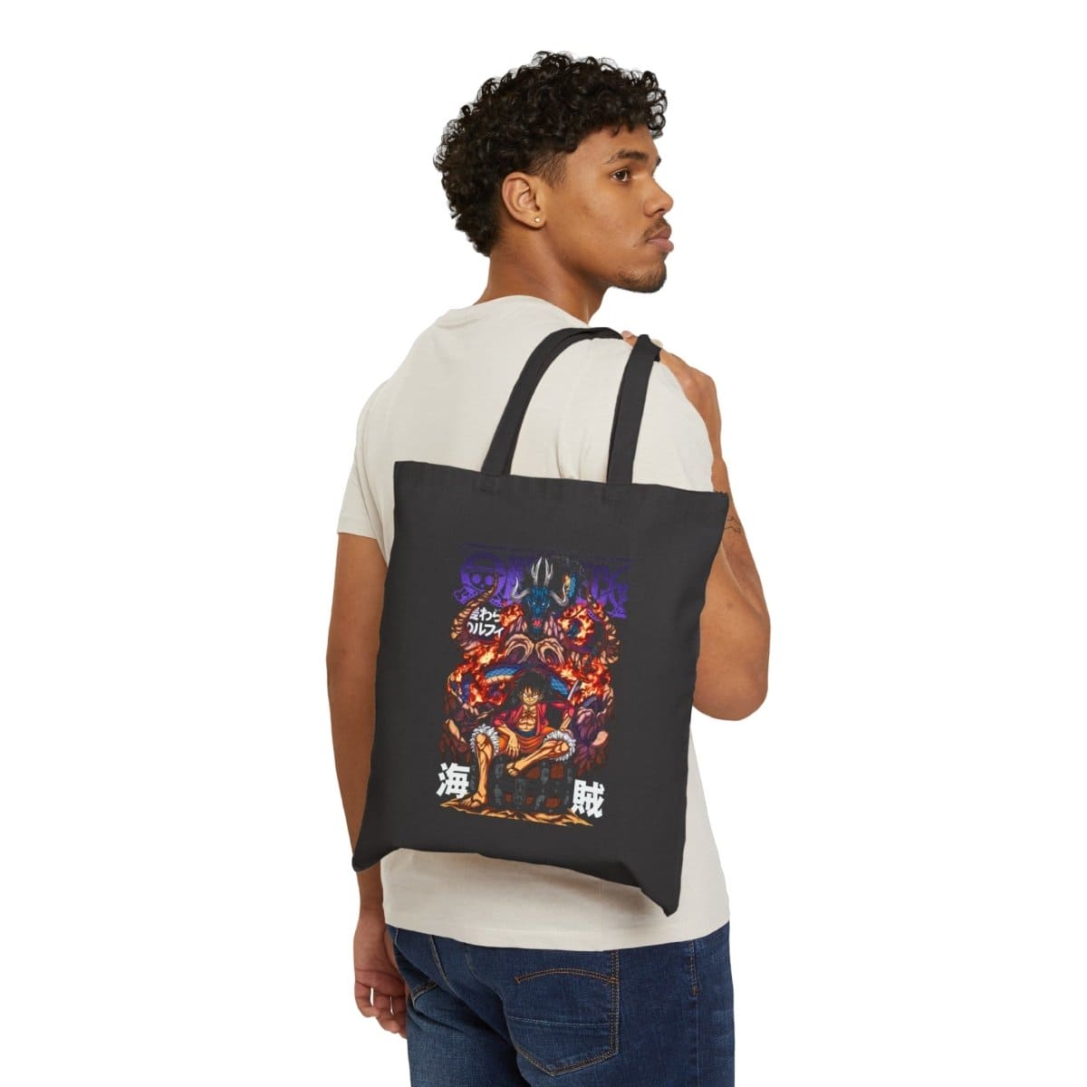 One Piece Luffy Otaku Travel Cotton Canvas Tote Bag - Bigem's Otaku BoutiqueBags18487034864144140267One Piece Luffy Otaku Travel Cotton Canvas Tote BagBagsPrintifyBigem's Otaku BoutiqueOne Piece Luffy Otaku Travel Cotton Canvas Tote Bag18487034864144140267Black15" x 16"BagsCottonAccessories