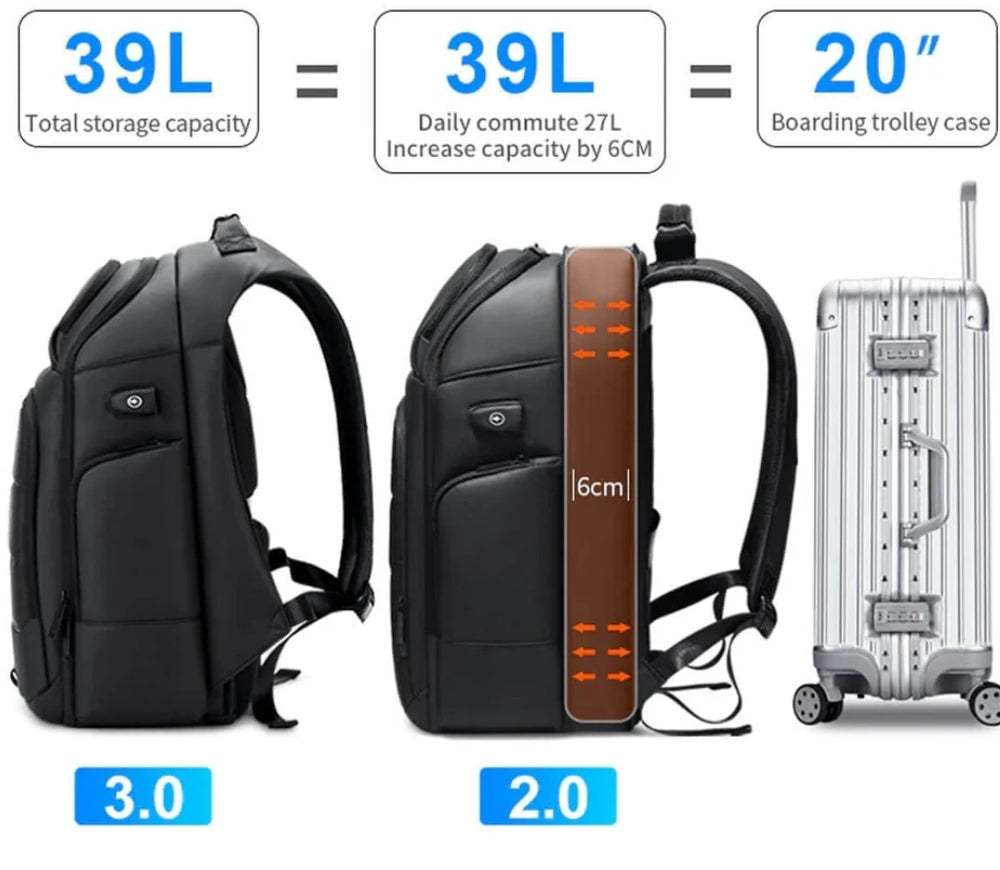 Waterproof USB Charging Backpack