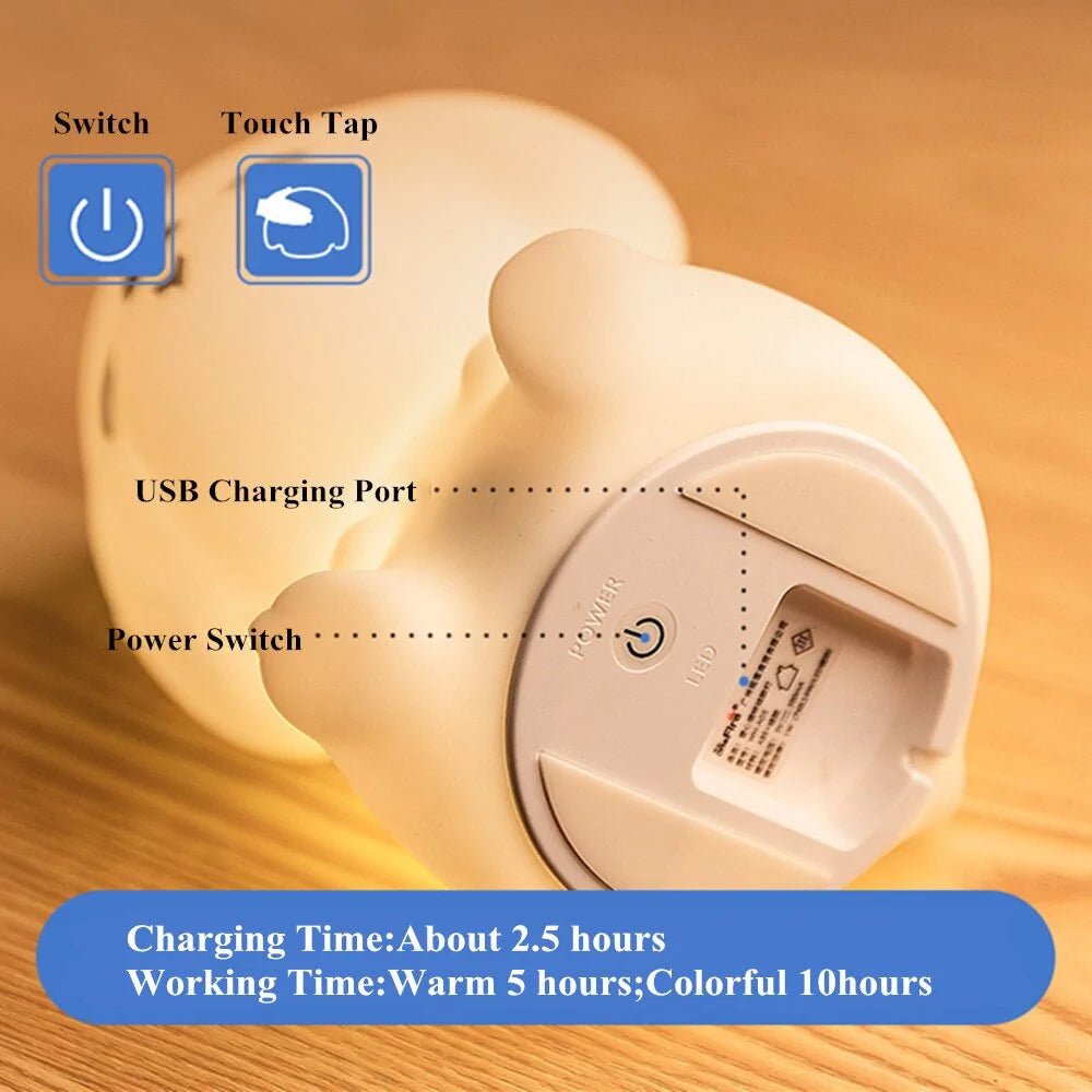 Touch Sensor LED Silicone Puppy Lamp Night - Bigem's Otaku Boutique19328_OMMOZUETouch Sensor LED Silicone Puppy Lamp NightBigem's Otaku Boutique Bigem's Otaku BoutiqueTouch Sensor LED Silicone Puppy Lamp Night19328_OMMOZUETouch Tap Version