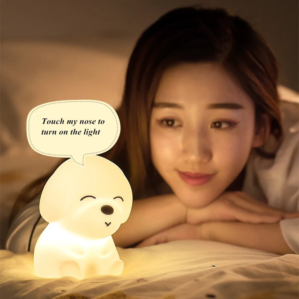 Touch Sensor LED Silicone Puppy Lamp Night - Bigem's Otaku Boutique19328_OMMOZUETouch Sensor LED Silicone Puppy Lamp NightBigem's Otaku Boutique Bigem's Otaku BoutiqueTouch Sensor LED Silicone Puppy Lamp Night19328_OMMOZUETouch Tap Version