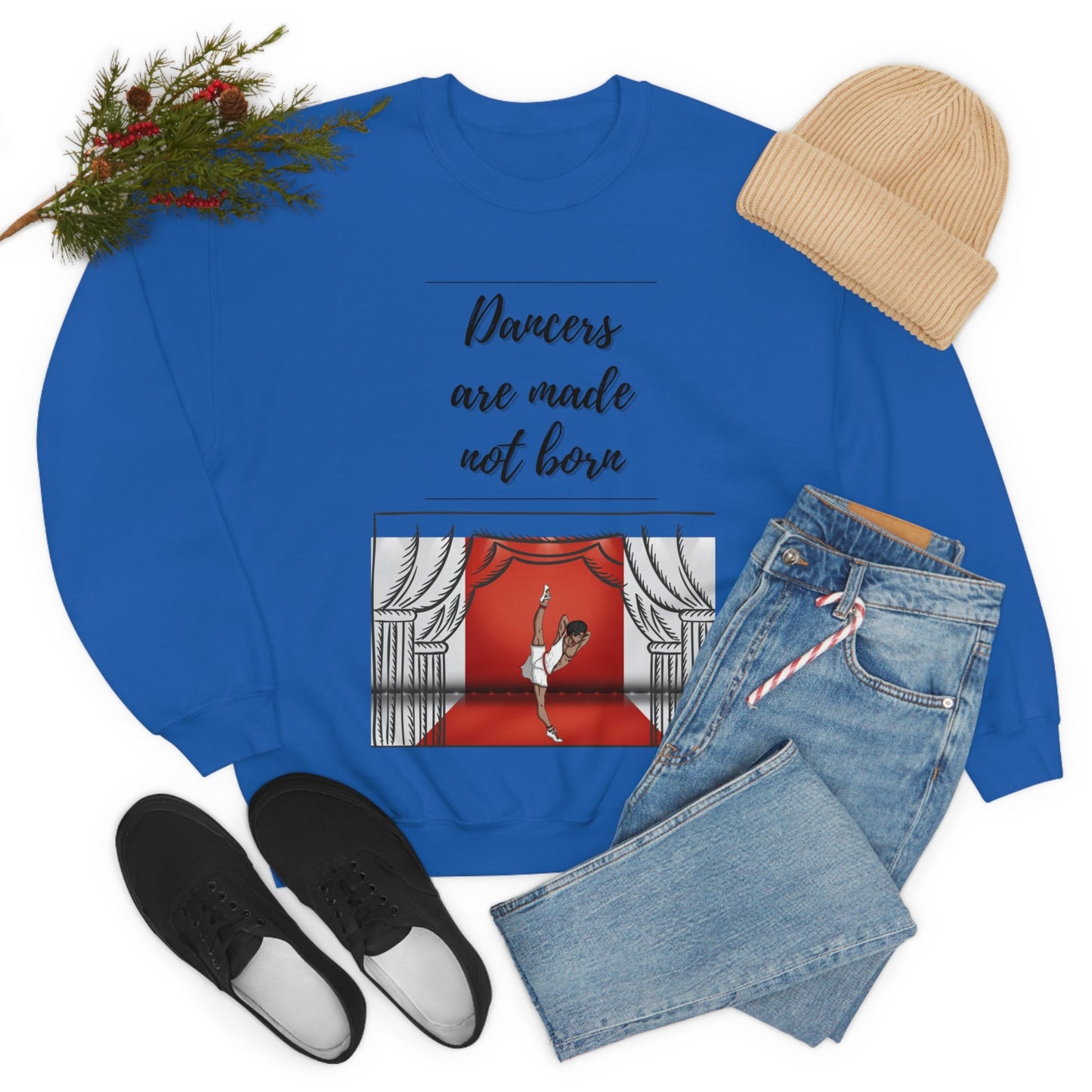 A Dancer is Made Not Born Unisex Heavy Blend Crewneck Sweatshirt - Bigem's Otaku BoutiqueSweatshirt26449552997888556274A Dancer is Made Not Born Unisex Heavy Blend Crewneck SweatshirtSweatshirtPrintifyBigem's Otaku Boutique26449552997888556274SWhiteCrew neckDTGBack to School