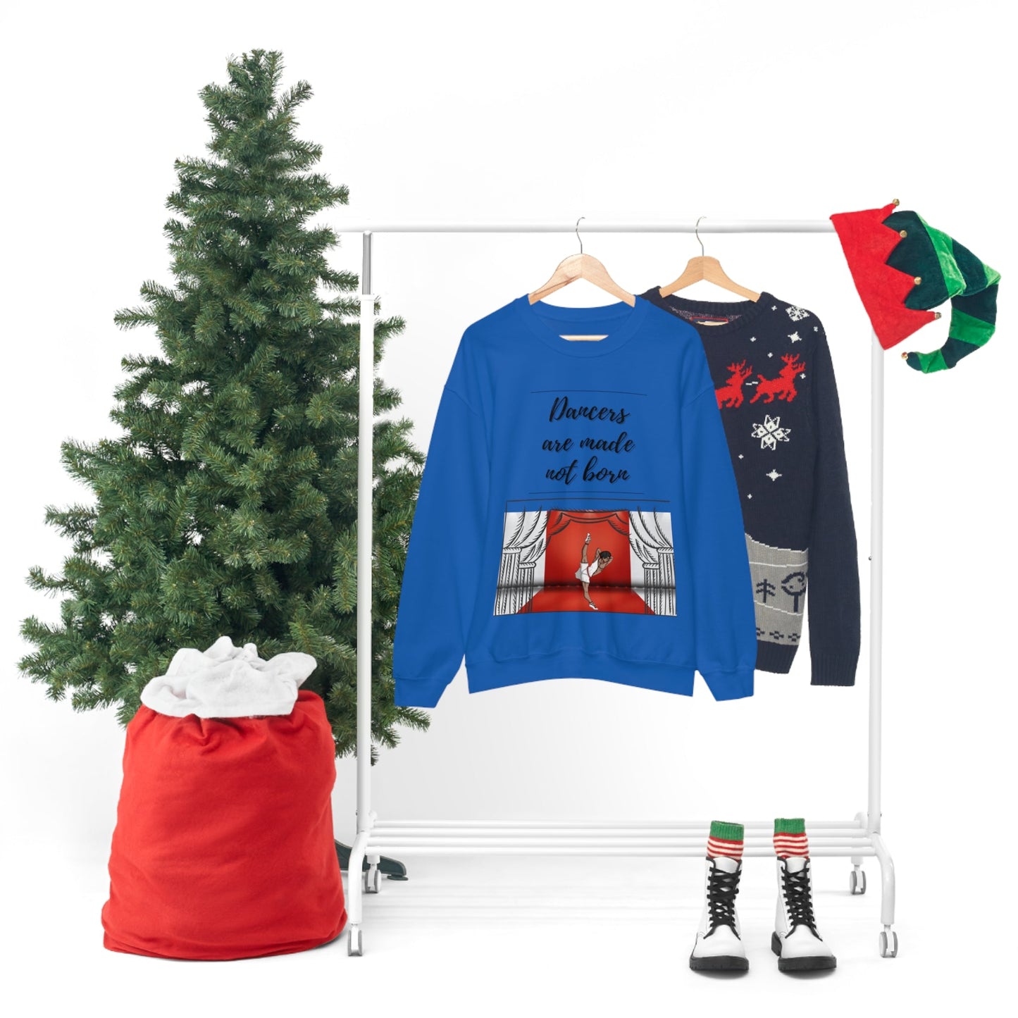A Dancer is Made Not Born Unisex Heavy Blend Crewneck Sweatshirt - Bigem's Otaku BoutiqueSweatshirt26449552997888556274A Dancer is Made Not Born Unisex Heavy Blend Crewneck SweatshirtSweatshirtPrintifyBigem's Otaku Boutique26449552997888556274SWhiteCrew neckDTGBack to School