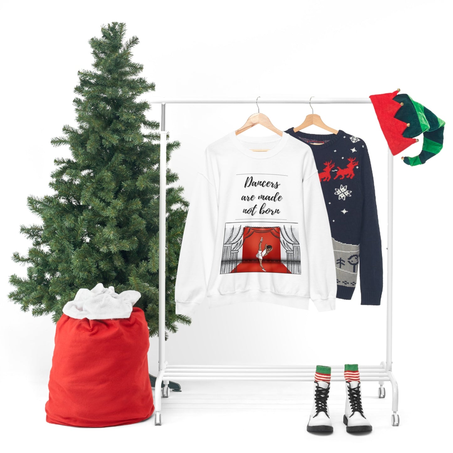 A Dancer is Made Not Born Unisex Heavy Blend Crewneck Sweatshirt - Bigem's Otaku BoutiqueSweatshirt26449552997888556274A Dancer is Made Not Born Unisex Heavy Blend Crewneck SweatshirtSweatshirtPrintifyBigem's Otaku Boutique26449552997888556274SWhiteCrew neckDTGBack to School