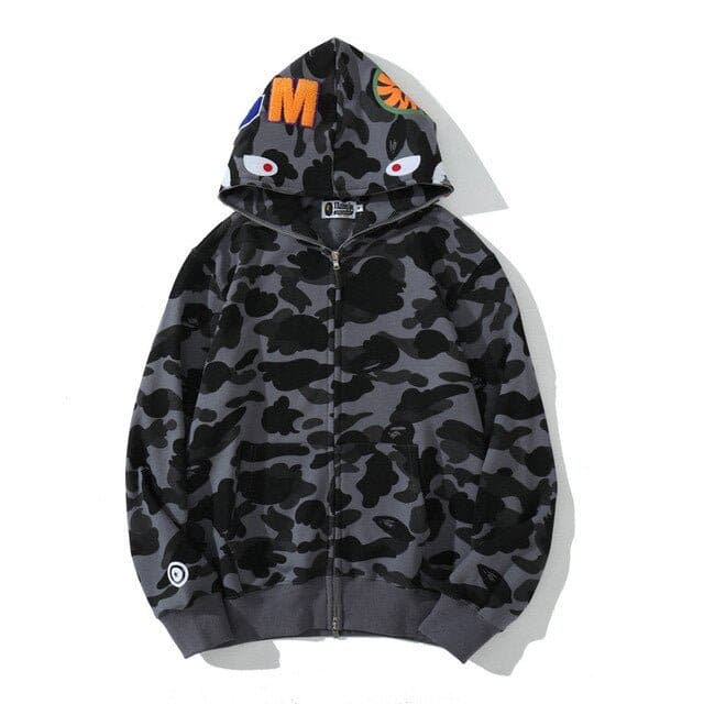 Anime Hoodie Shark Camo Full Zip - Bigem's Otaku BoutiqueClothing801109_2AOP4EZAnime Hoodie Shark Camo Full ZipClothingBigem's Otaku Boutique Bigem's Otaku Boutique801109_2AOP4EZBlackSize XXLDaily WearFashionCasual Wear