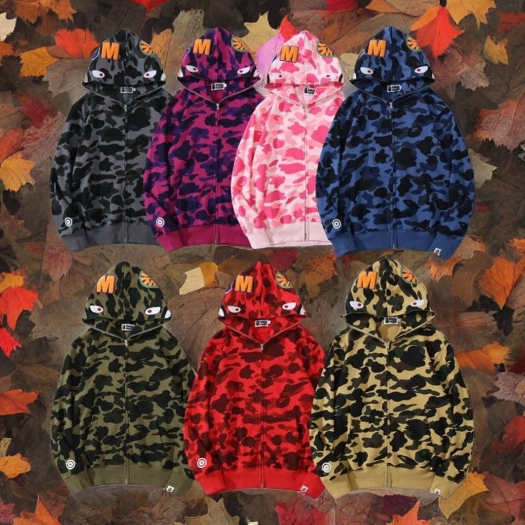 Anime Hoodie Shark Camo Full Zip - Bigem's Otaku BoutiqueClothing801109_PQBZWDOAnime Hoodie Shark Camo Full ZipClothingBigem's Otaku Boutique Bigem's Otaku Boutique801109_PQBZWDORoseSize SDaily WearFashionCasual Wear