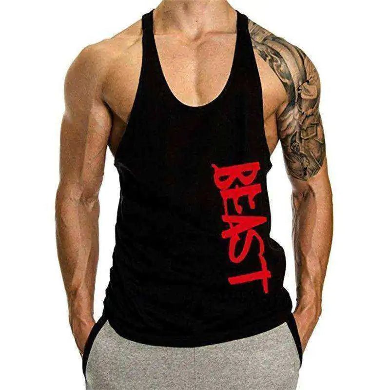 Beast Print Fitness Muscle Shirt - Bigem's Otaku Boutique21313480-beige-sBeast Print Fitness Muscle ShirtBigem's Otaku Boutique Bigem's Otaku BoutiqueBeast Print Fitness Muscle Shirt21313480-beige-sBeigeSShirtAesthetic