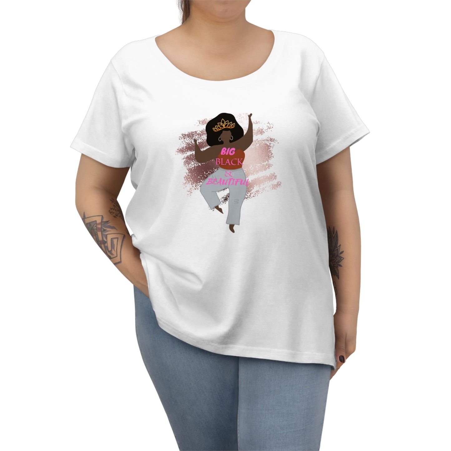 Big, Black & Beautiful Women's Curvy Tee - Bigem's Otaku BoutiqueT-Shirt15150871782227262319Big, Black & Beautiful Women's Curvy TeeT-ShirtPrintifyBigem's Otaku Boutique15150871782227262319White26-28DTGT-shirtsCrew neck