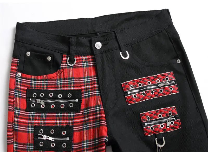 Black Panel Colorblock Jeans - Bigem's Otaku BoutiqueCJNZ153500301AZBlack Panel Colorblock JeansBigem's Otaku Boutique Bigem's Otaku BoutiqueBlack Panel Colorblock JeansCJNZ153500301AZBlack Red29ColorblockJeansBlack