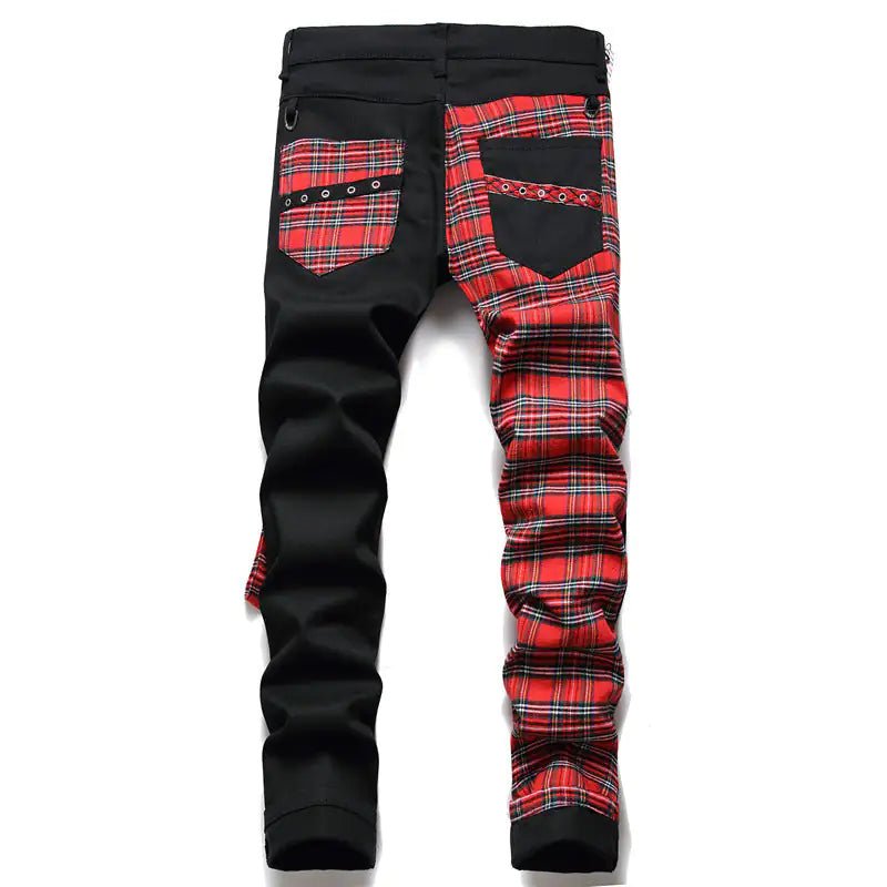 Black Panel Colorblock Jeans - Bigem's Otaku BoutiqueCJNZ153500301AZBlack Panel Colorblock JeansBigem's Otaku Boutique Bigem's Otaku BoutiqueBlack Panel Colorblock JeansCJNZ153500301AZBlack Red29ColorblockJeansBlack