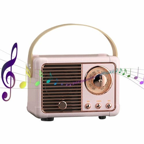 Bluetooth Compact Retro Speakers with Radio - Bigem's Otaku BoutiqueAudio & VideoONTU1987D3A-PNKBluetooth Compact Retro Speakers with RadioAudio & VideoYellow PandoraBigem's Otaku BoutiqueONTU1987D3A-PNKPinkbluetooth speakergiftbluetooth