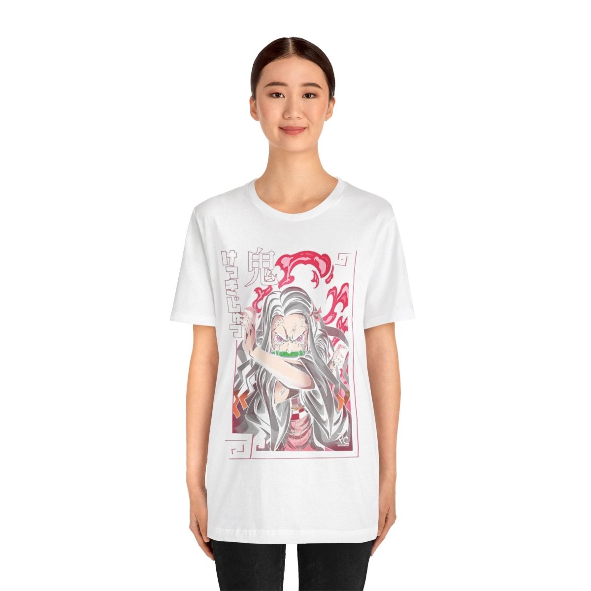 Demon Slayer Nezuko Unisex Otaku Short Sleeve Tee - Bigem's Otaku BoutiqueT-Shirt17331193619101168469Demon Slayer Nezuko Unisex Otaku Short Sleeve TeeT-ShirtPrintifyBigem's Otaku BoutiqueDemon Slayer Nezuko Unisex Otaku Short Sleeve Tee17331193619101168469Charity PinkSCrew neckDTGCotton