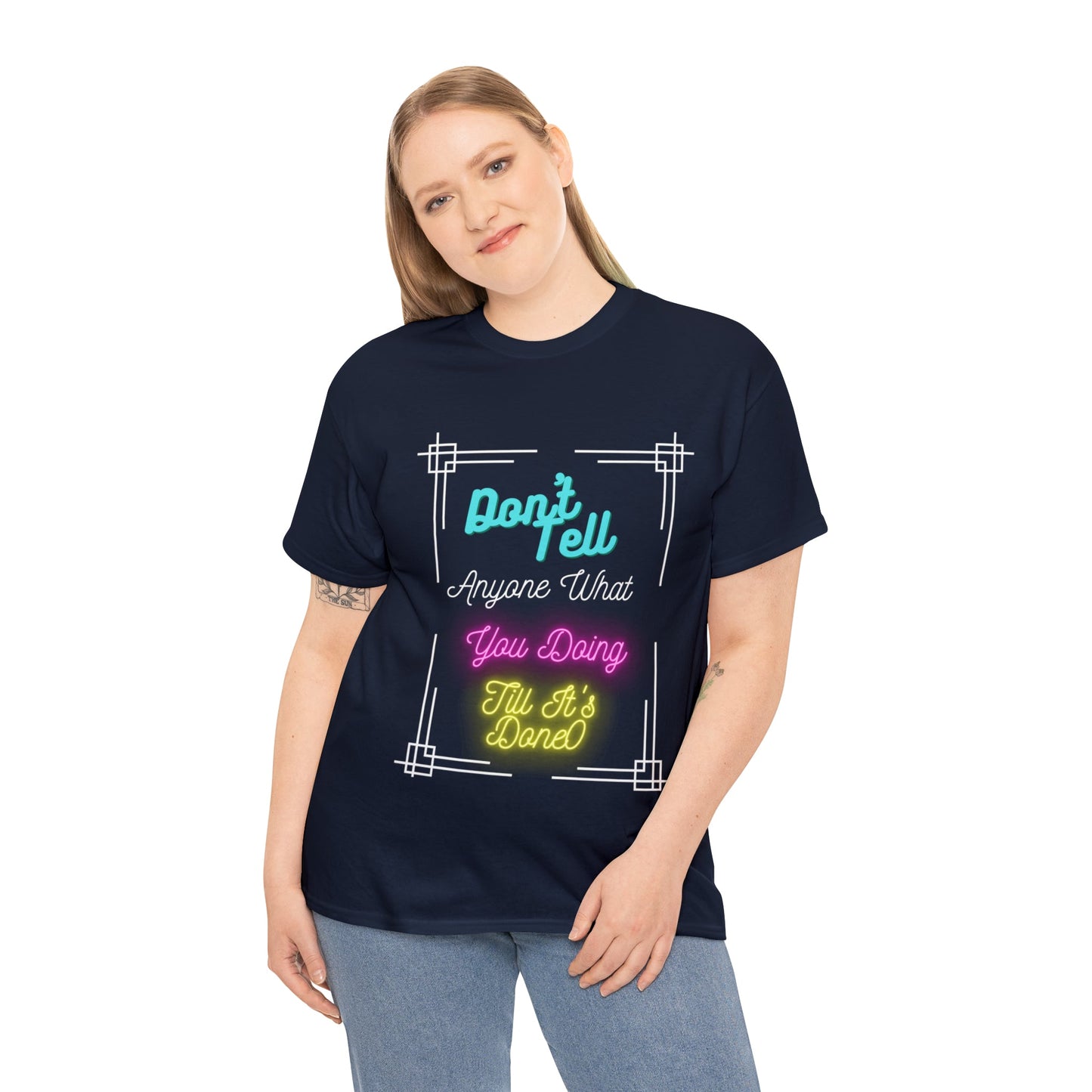Don't Tell Unisex Heavy Cotton Tee - Bigem's Otaku BoutiqueT-Shirt60667609247256200157Don't Tell Unisex Heavy Cotton TeeT-ShirtPrintifyBigem's Otaku Boutique60667609247256200157NavySDTGMen's ClothingCrew neck