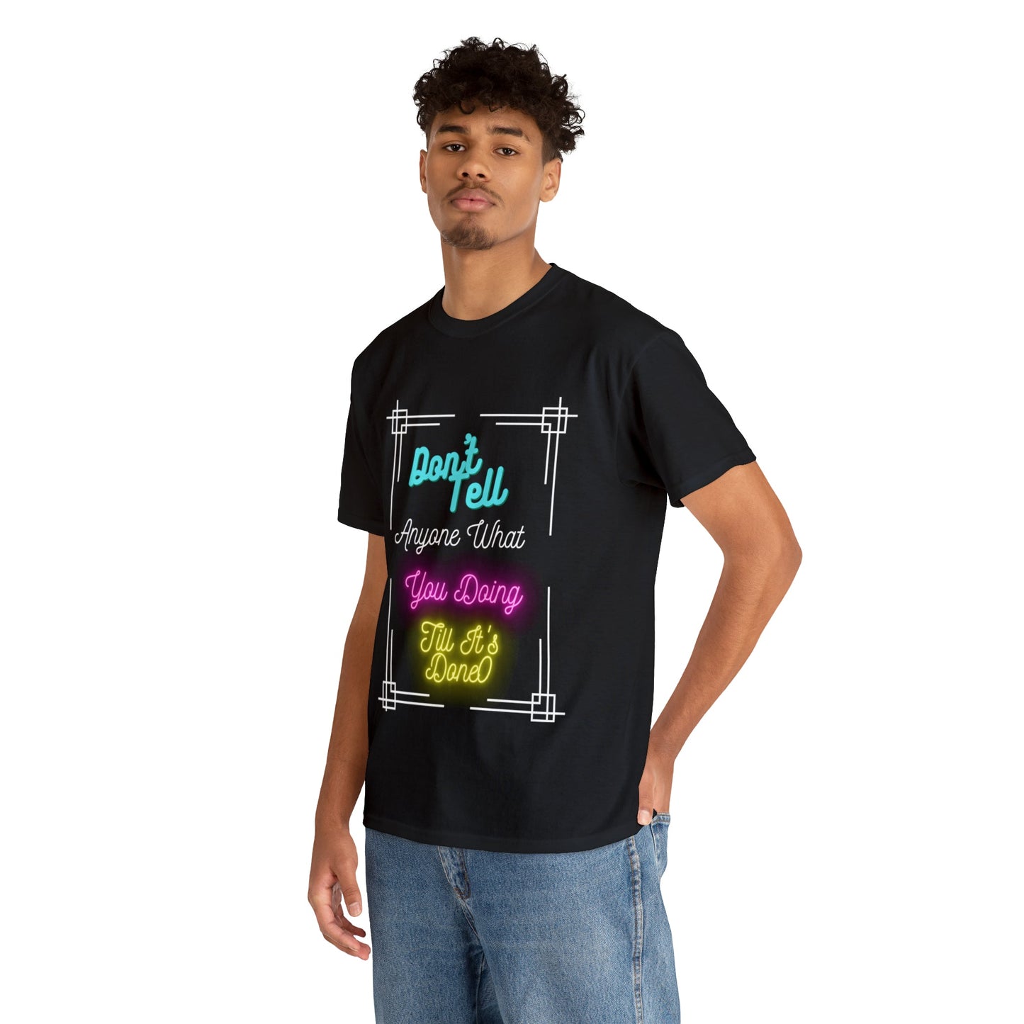 Don't Tell Unisex Heavy Cotton Tee - Bigem's Otaku BoutiqueT-Shirt60667609247256200157Don't Tell Unisex Heavy Cotton TeeT-ShirtPrintifyBigem's Otaku Boutique60667609247256200157NavySDTGMen's ClothingCrew neck