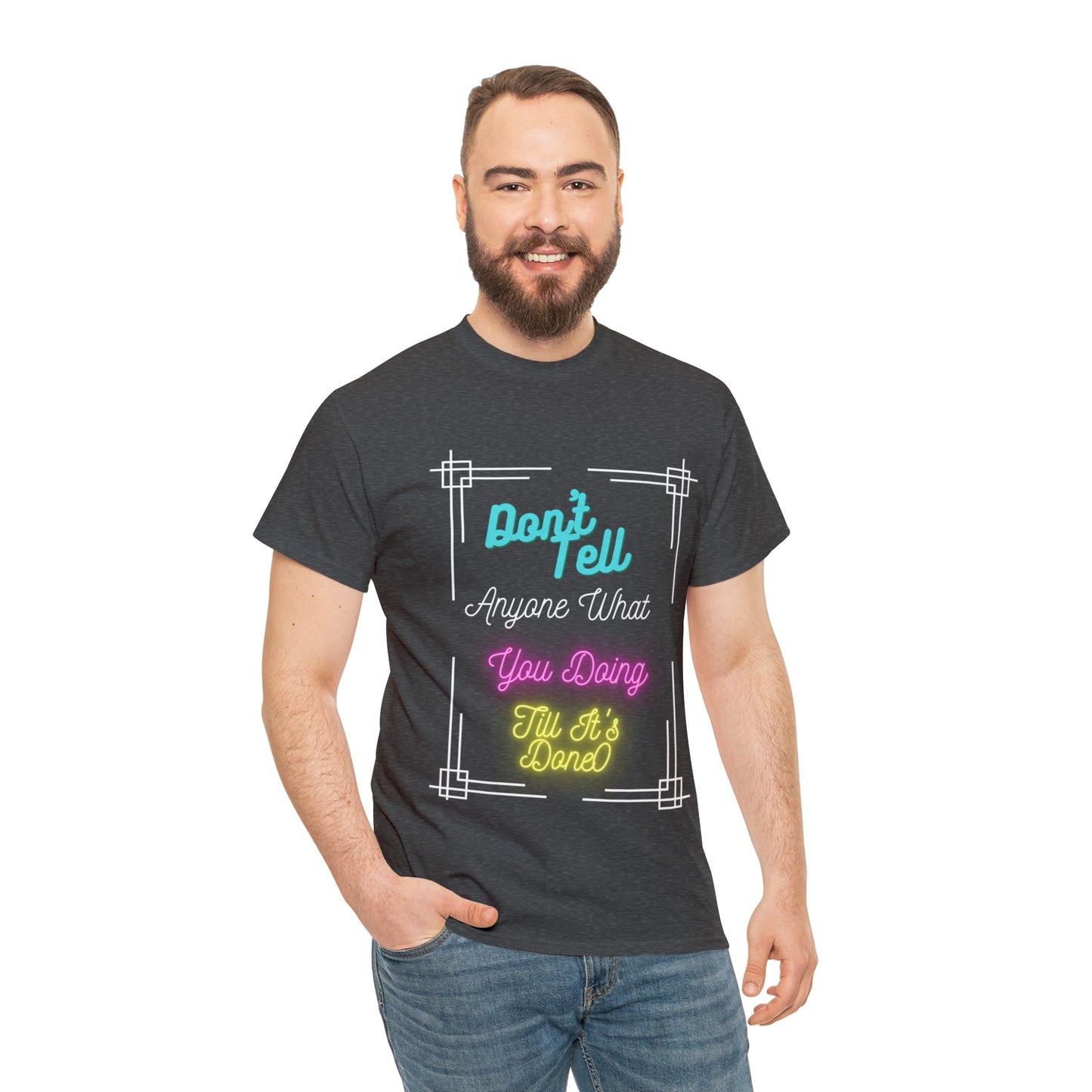 Don't Tell Unisex Heavy Cotton Tee - Bigem's Otaku BoutiqueT-Shirt60667609247256200157Don't Tell Unisex Heavy Cotton TeeT-ShirtPrintifyBigem's Otaku Boutique60667609247256200157NavySDTGMen's ClothingCrew neck