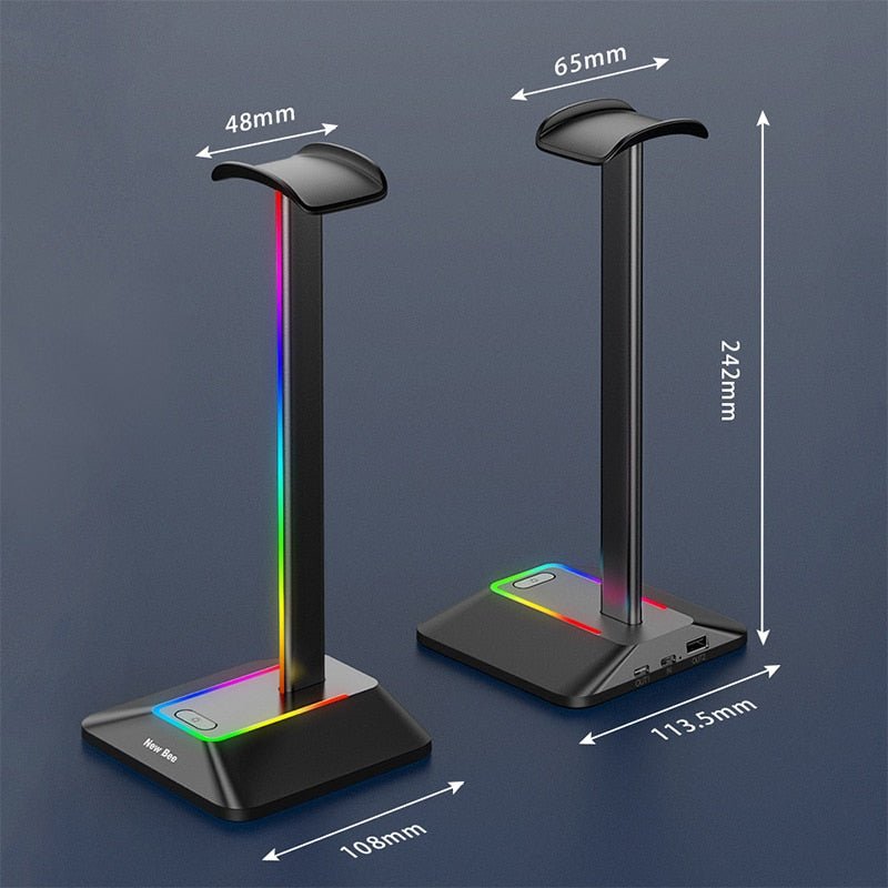 Gaming Headphone Stand - Bigem's Otaku Boutique928647_FQBEITUGaming Headphone StandBigem's Otaku Boutique Bigem's Otaku Boutique928647_FQBEITURGB Black StandEarphone AccessoriesHolderBracket