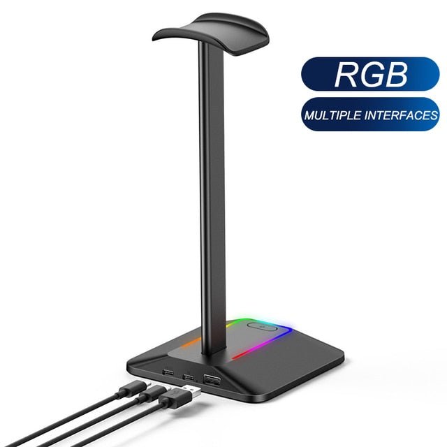 Gaming Headphone Stand - Bigem's Otaku Boutique928647_FQBEITUGaming Headphone StandBigem's Otaku Boutique Bigem's Otaku Boutique928647_FQBEITURGB Black StandEarphone AccessoriesHolderBracket
