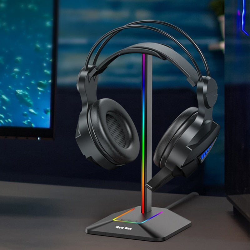 Gaming Headphone Stand - Bigem's Otaku Boutique928647_FQBEITUGaming Headphone StandBigem's Otaku Boutique Bigem's Otaku Boutique928647_FQBEITURGB Black StandEarphone AccessoriesHolderBracket
