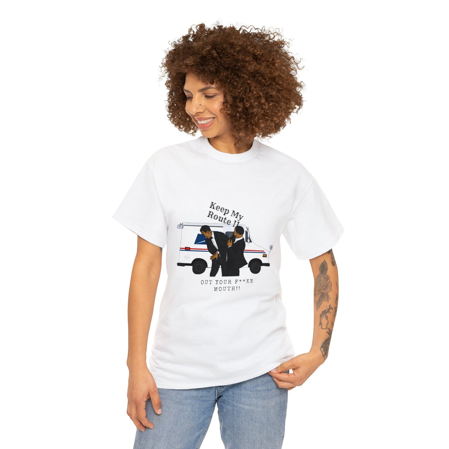 Get My Route Out Your Fuckin Mouth /Will Smith Slap / Chris Rock / Mail man Unisex Heavy Cotton Tee - Bigem's Otaku BoutiqueT-Shirt20397193630876369777Get My Route Out Your Fuckin Mouth /Will Smith Slap / Chris Rock / Mail man Unisex Heavy Cotton TeeT-ShirtPrintifyBigem's Otaku Boutique20397193630876369777WhiteSCrew neckDTGBack to School