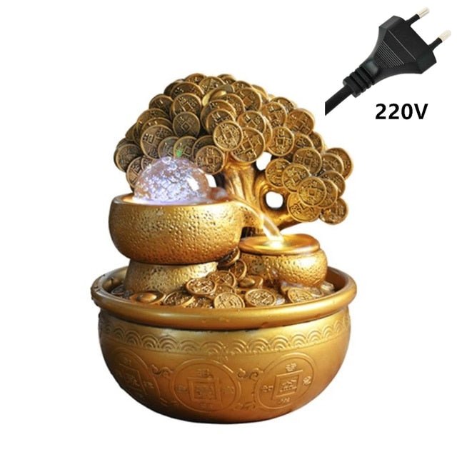 Gold Money Tree Water Fountain - Bigem's Otaku Boutique1133539_HSVROTHGold Money Tree Water FountainBigem's Otaku Boutique Bigem's Otaku Boutique1133539_HSVROTHGold220V European standard converterFeng ShuiOrnamentsDecoration