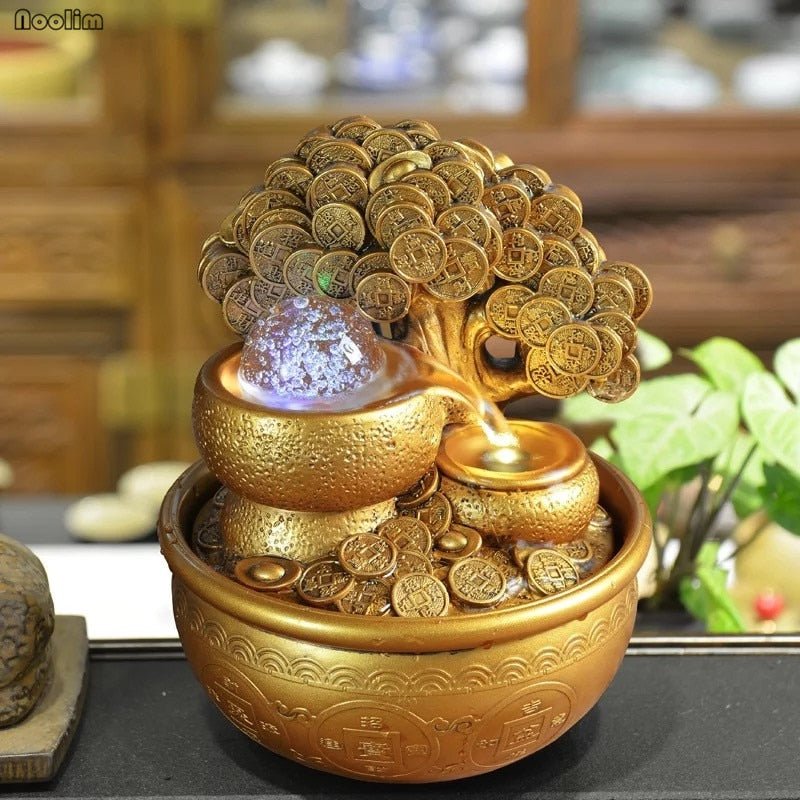 Gold Money Tree Water Fountain - Bigem's Otaku Boutique1133539_HSVROTHGold Money Tree Water FountainBigem's Otaku Boutique Bigem's Otaku Boutique1133539_HSVROTHGold220V European standard converterFeng ShuiOrnamentsDecoration