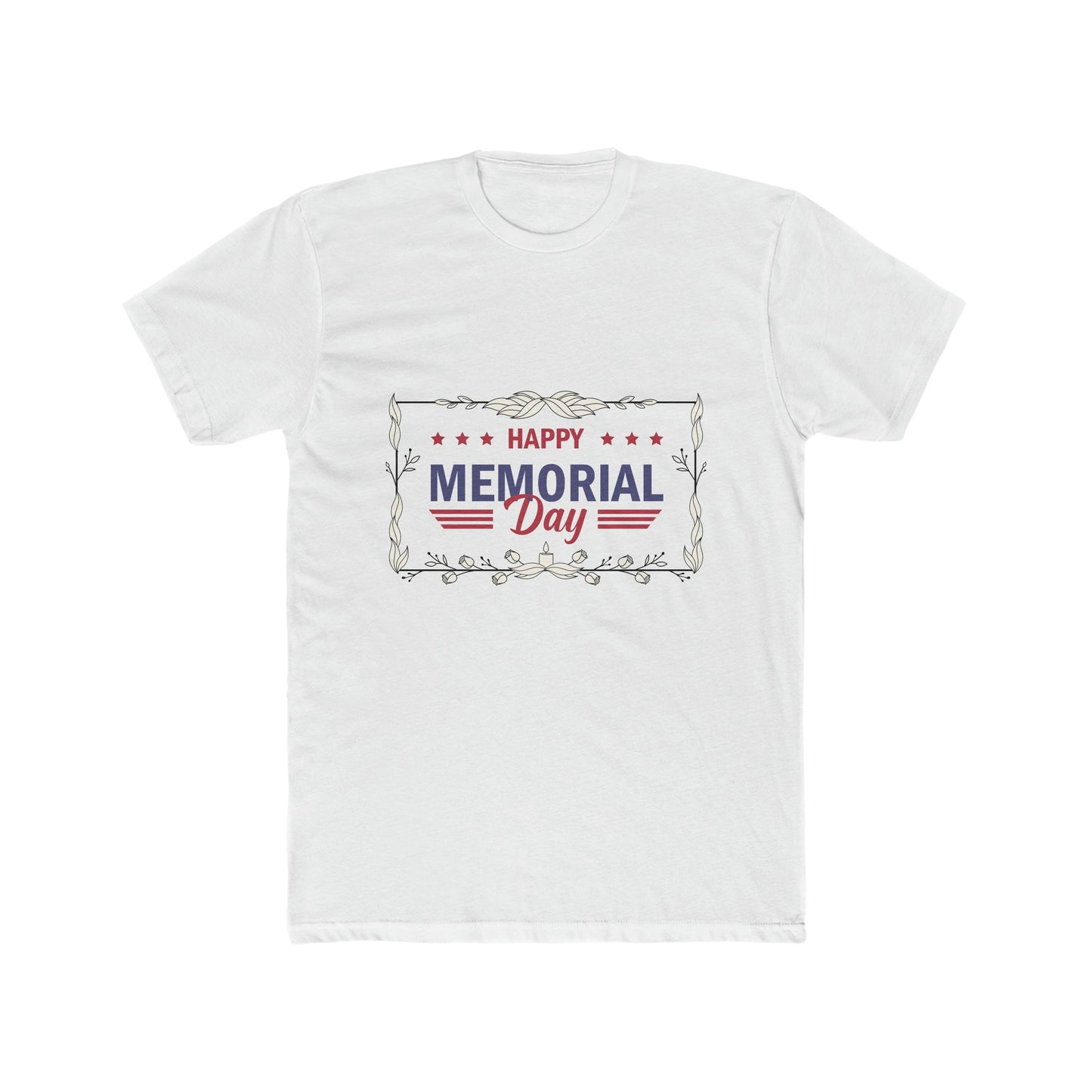 Happy Memorial Day Cotton Crew Tee - Bigem's Otaku BoutiqueT-Shirt25794325882067038184Happy Memorial Day Cotton Crew TeeT-ShirtPrintifyBigem's Otaku Boutique25794325882067038184Solid WhiteSMen's ClothingT-shirtsDTG