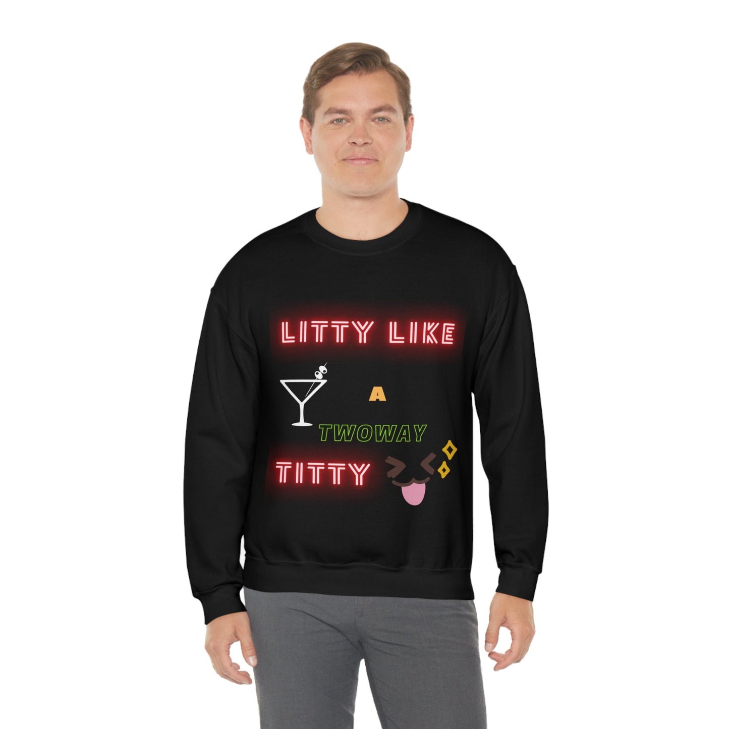 Litty Collection Unisex Heavy Blend Crewneck Sweatshirt - Bigem's Otaku BoutiqueSweatshirt16467653435175608239Litty Collection Unisex Heavy Blend Crewneck SweatshirtSweatshirtPrintifyBigem's Otaku Boutique16467653435175608239SBlackCrew neckDTGBack to School