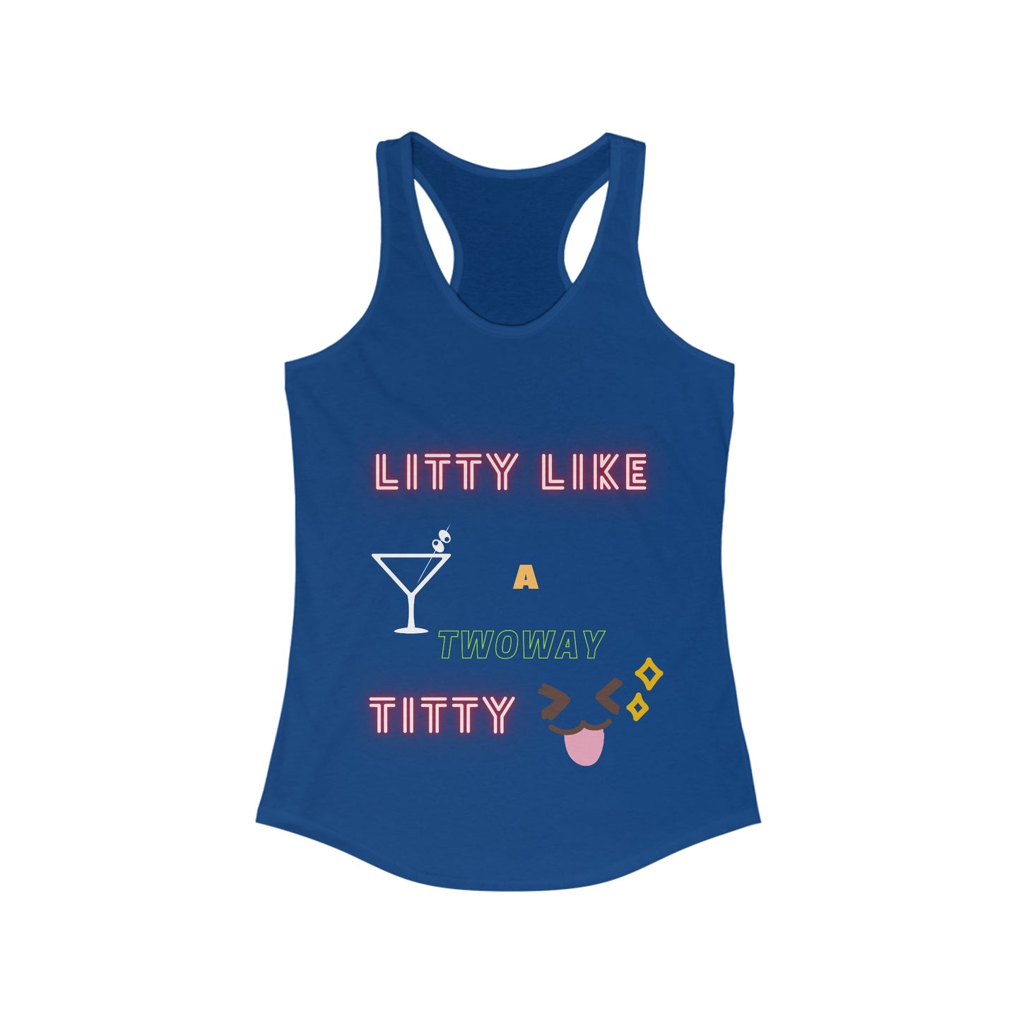 Litty Collection Women's Ideal Racerback Tank - Bigem's Otaku BoutiqueTank Top79568956302983894778Litty Collection Women's Ideal Racerback TankTank TopPrintifyBigem's Otaku Boutique79568956302983894778Solid RoyalXSSlim fitTank TopsDTG