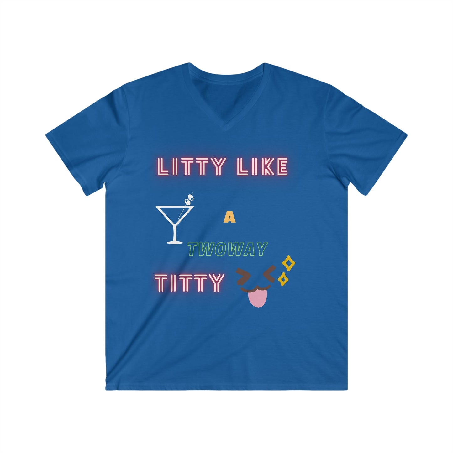 Litty Men's Fitted V-Neck Short Sleeve Tee - Bigem's Otaku BoutiqueV-neck29767757658631918379Litty Men's Fitted V-Neck Short Sleeve TeeV-neckPrintifyBigem's Otaku Boutique29767757658631918379SRoyalDTGMen's ClothingCotton