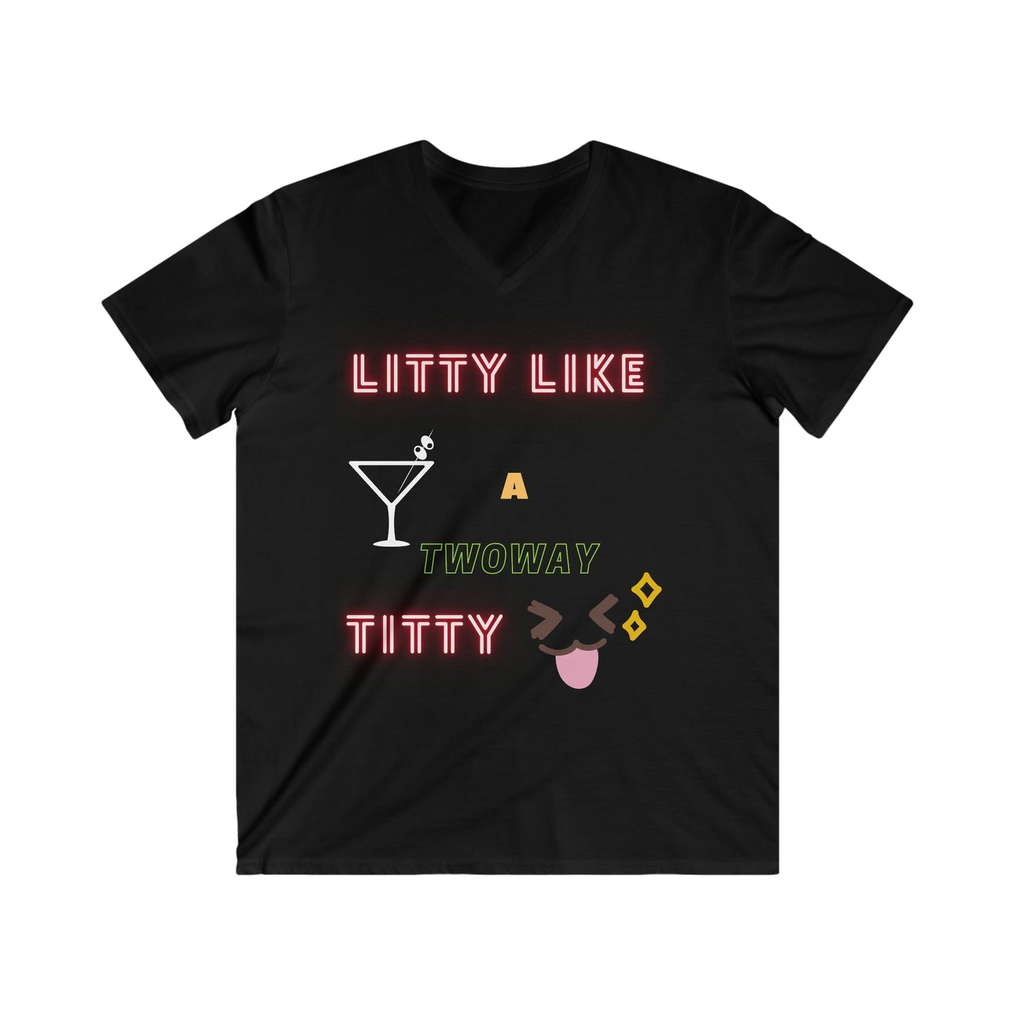 Litty Men's Fitted V-Neck Short Sleeve Tee - Bigem's Otaku BoutiqueV-neck48724710625708125622Litty Men's Fitted V-Neck Short Sleeve TeeV-neckPrintifyBigem's Otaku Boutique48724710625708125622SBlackDTGMen's ClothingCotton
