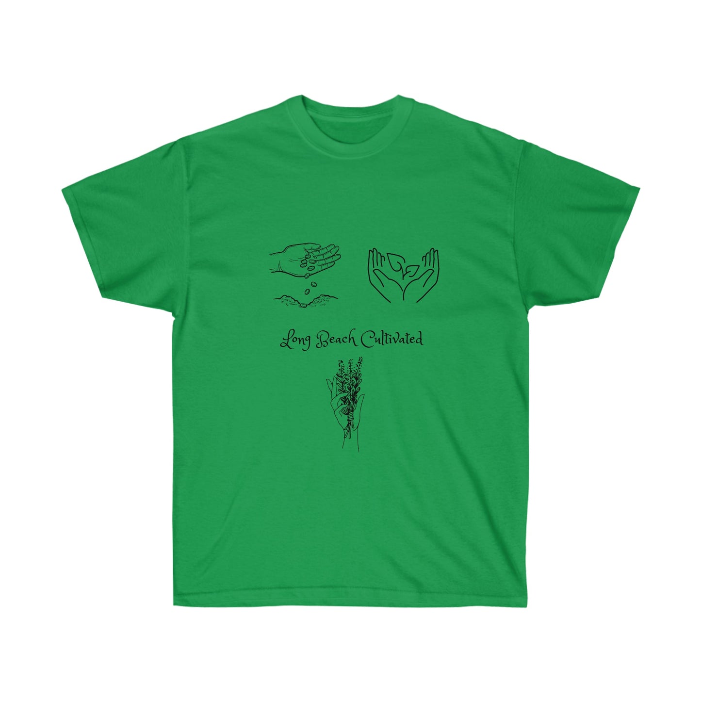 Long Beach Cultivated Unisex Ultra Cotton Tee - Bigem's Otaku BoutiqueT-Shirt31139198004829550937Long Beach Cultivated Unisex Ultra Cotton TeeT-ShirtPrintifyBigem's Otaku Boutique31139198004829550937Irish GreenSDTGMen's ClothingCrew neck