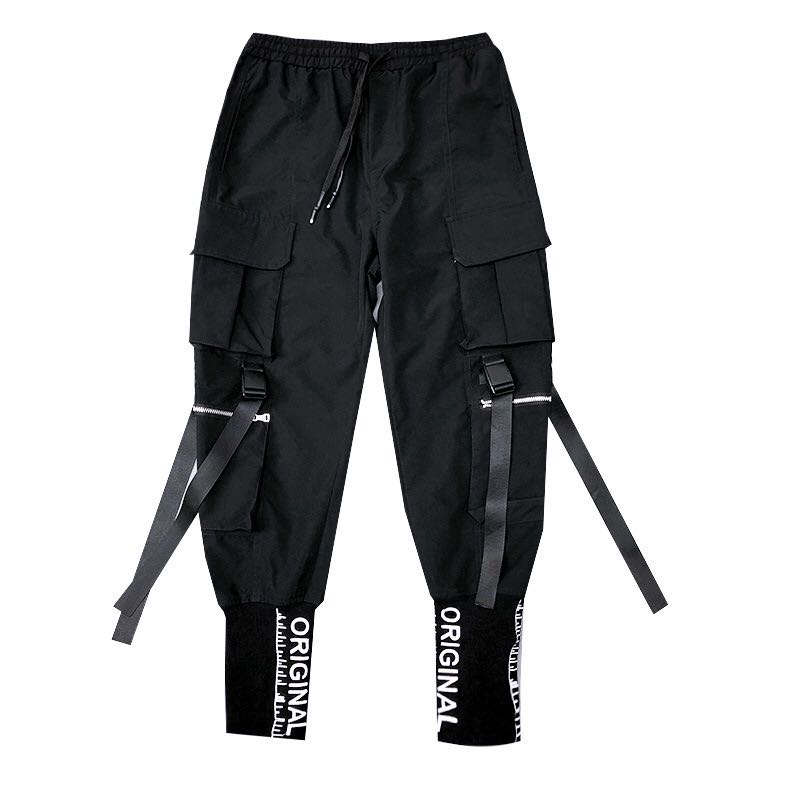 Men's Ribbon Cargo Pants - Bigem's Otaku Boutique1032881_VAVVCEPMen's Ribbon Cargo PantsBigem's Otaku Boutique Bigem's Otaku Boutique1032881_VAVVCEPBlackXXLJoggersPantsCargo Pants