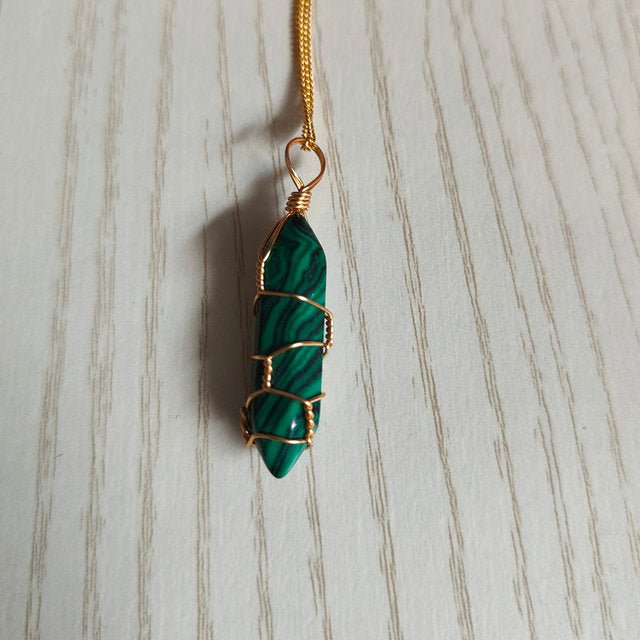 Natural Stone Pendant Necklace - Bigem's Otaku Boutique701071_IHPHGSKNatural Stone Pendant NecklaceBigem's Otaku Boutique Bigem's Otaku Boutique701071_IHPHGSKMalachiteNecklacePendantJewelry