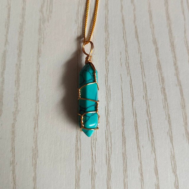 Natural Stone Pendant Necklace - Bigem's Otaku Boutique701071_P2JUCA8Natural Stone Pendant NecklaceBigem's Otaku Boutique Bigem's Otaku Boutique701071_P2JUCA8TurquoiseNecklacePendantJewelry