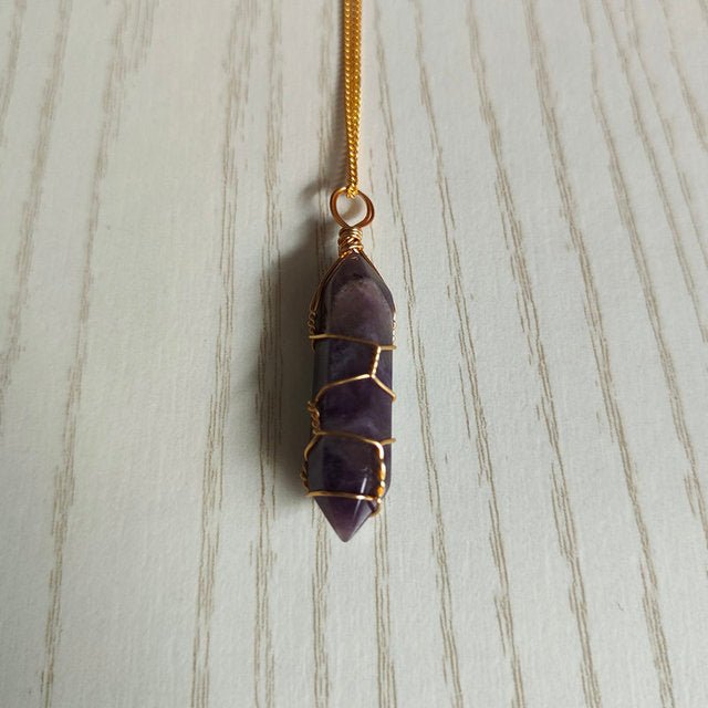 Natural Stone Pendant Necklace - Bigem's Otaku Boutique701071_Q7C193PNatural Stone Pendant NecklaceBigem's Otaku Boutique Bigem's Otaku Boutique701071_Q7C193PAmethystNecklacePendantJewelry