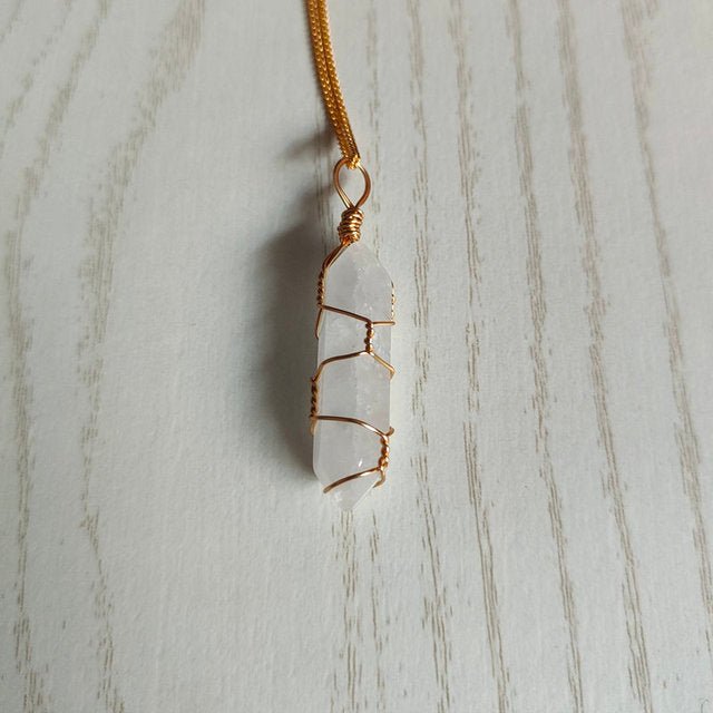 Natural Stone Pendant Necklace - Bigem's Otaku Boutique701071_SU1SKXONatural Stone Pendant NecklaceBigem's Otaku Boutique Bigem's Otaku Boutique701071_SU1SKXOWhite CrystalNecklacePendantJewelry