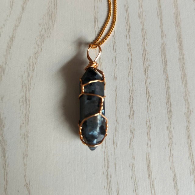 Natural Stone Pendant Necklace - Bigem's Otaku Boutique701071_UZERLYDNatural Stone Pendant NecklaceBigem's Otaku Boutique Bigem's Otaku Boutique701071_UZERLYDBlack SpectroliteNecklacePendantJewelry