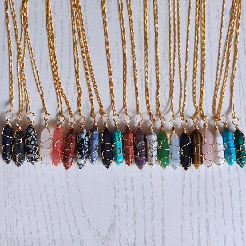 Natural Stone Pendant Necklace - Bigem's Otaku Boutique701071_UZERLYDNatural Stone Pendant NecklaceBigem's Otaku Boutique Bigem's Otaku Boutique701071_UZERLYDBlack SpectroliteNecklacePendantJewelry