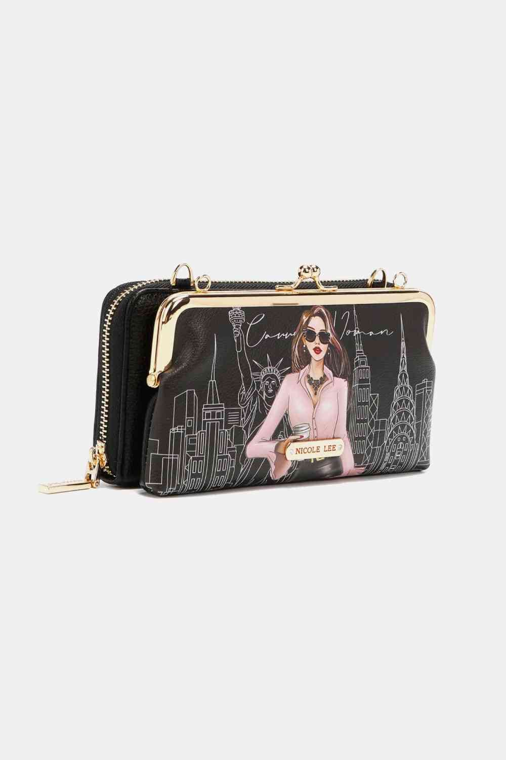 Nicole Lee USA Signature Kiss Lock Crossbody Wallet - Bigem's Otaku Boutique101300315650853Nicole Lee USA Signature Kiss Lock Crossbody WalletTrendsiBigem's Otaku Boutique101300315650853Career WomanOne SizeShip from USANicole Lee USA